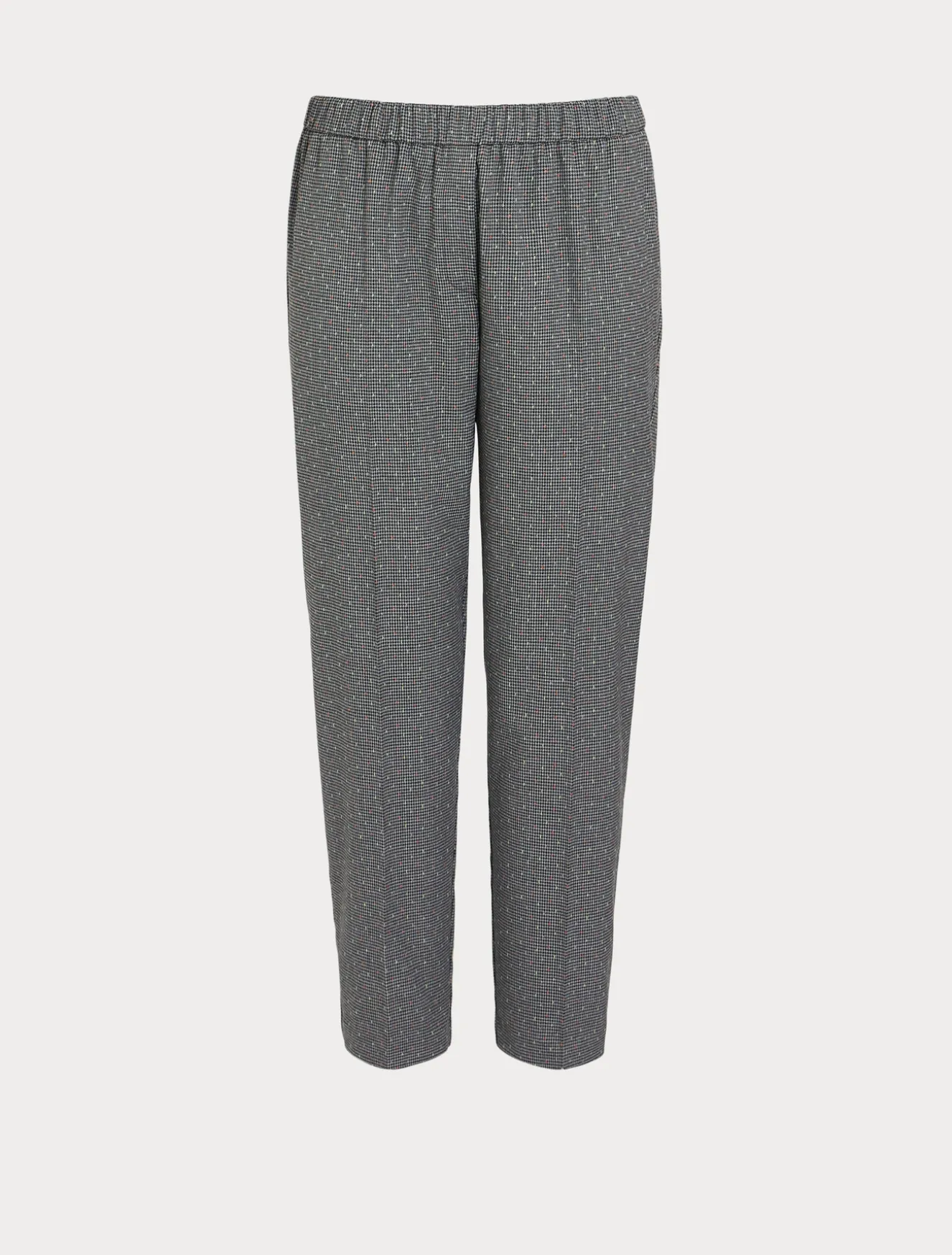 Pantaloni in tessuto tinto filo