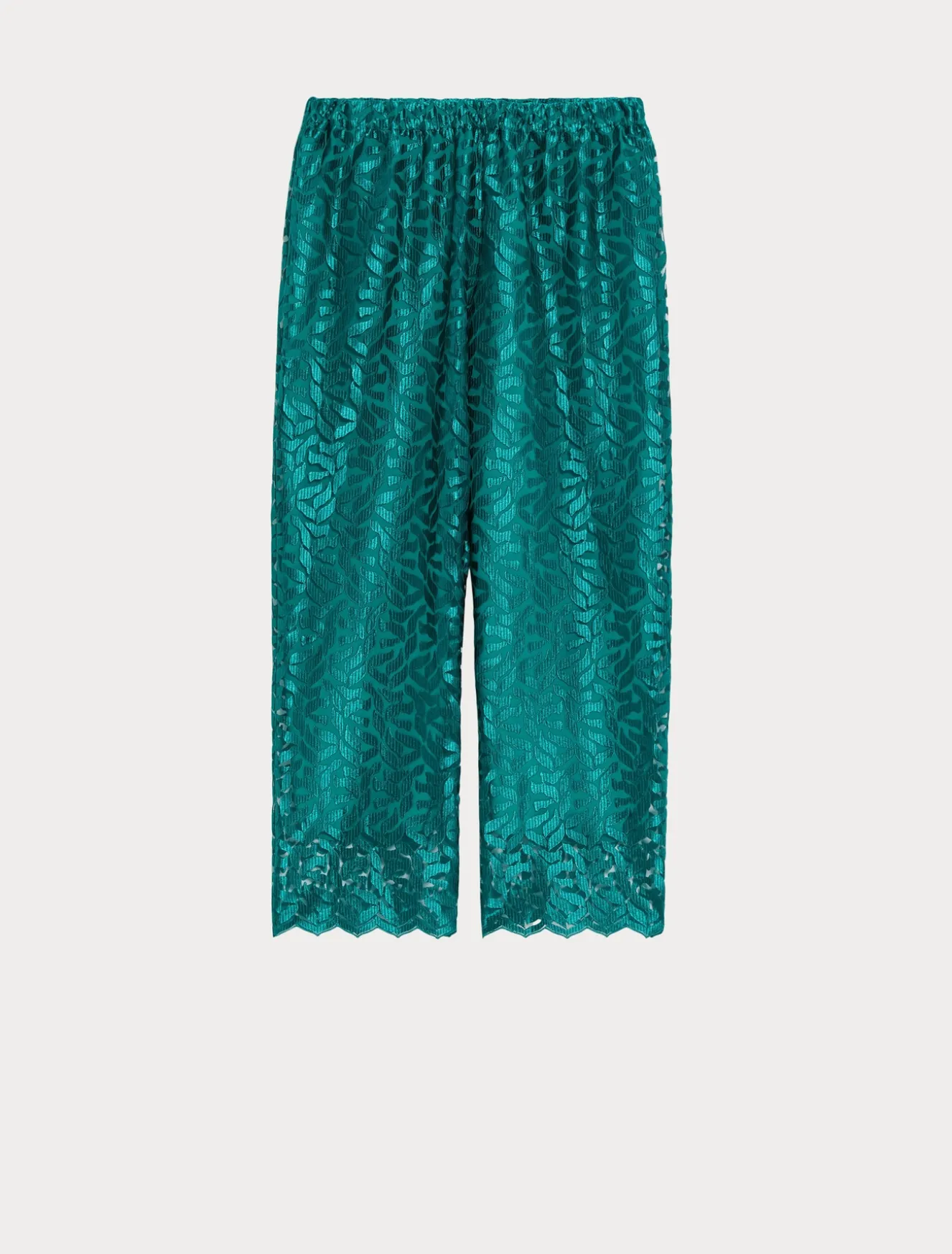 Pantaloni in tulle ricamato