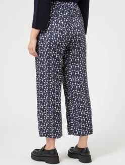 Pantaloni in twill stampato