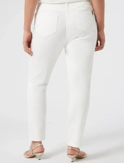 Pantaloni Perfect fit in bull di cotone