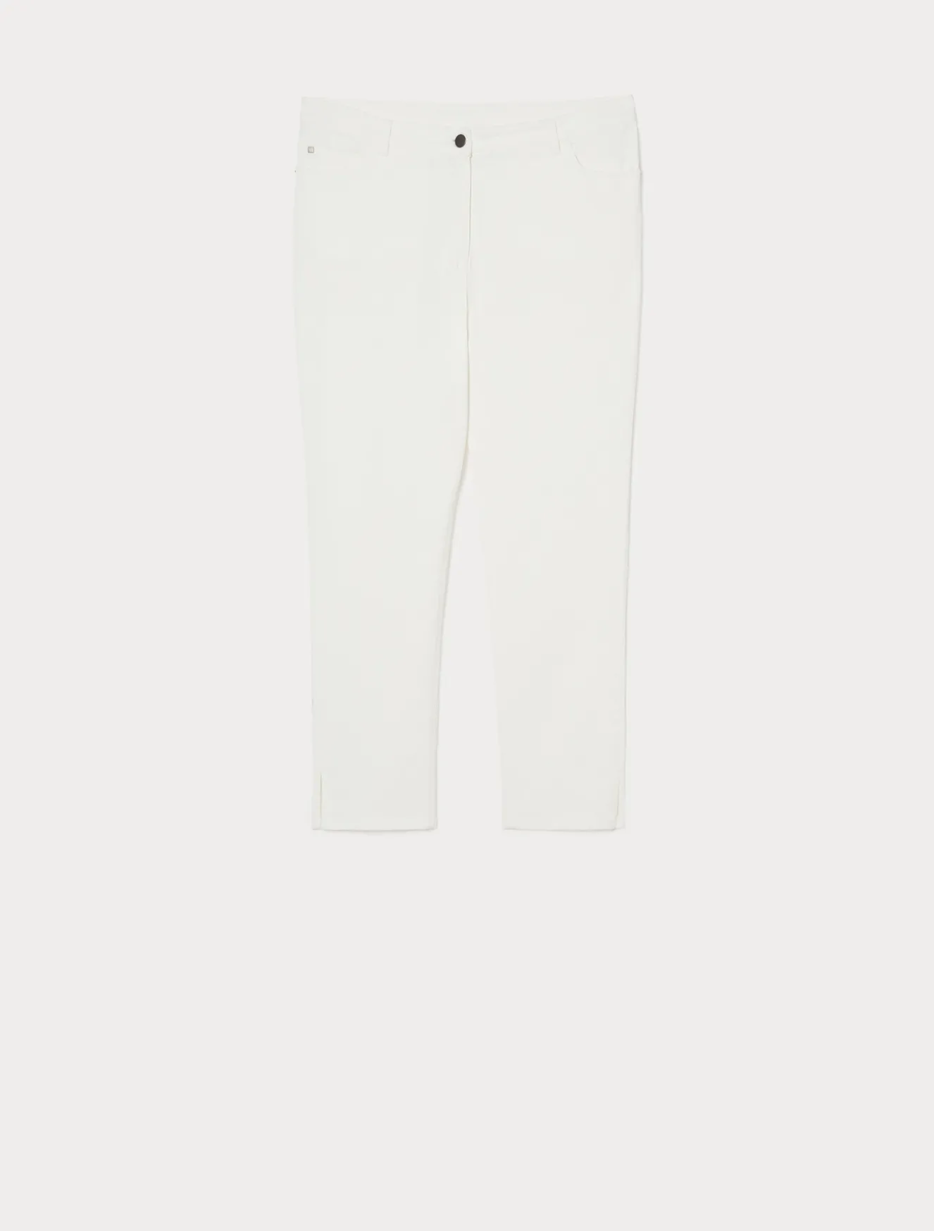 Pantaloni Perfect fit in bull di cotone