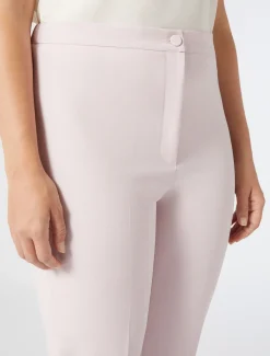 Pantaloni slim in cady triacetato