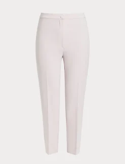 Pantaloni slim in cady triacetato