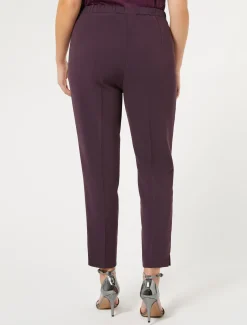 Pantaloni slim in cady triacetato