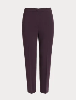 Pantaloni slim in cady triacetato