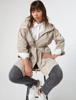 Parka in taffetà antigoccia