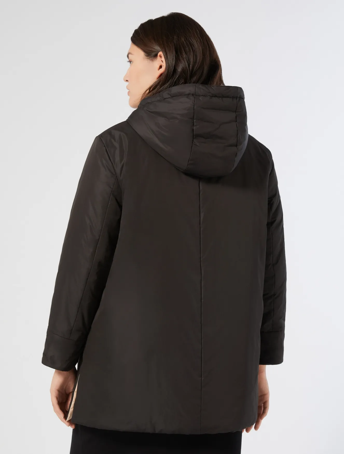 Parka reversibile in tela tecnica antigoccia