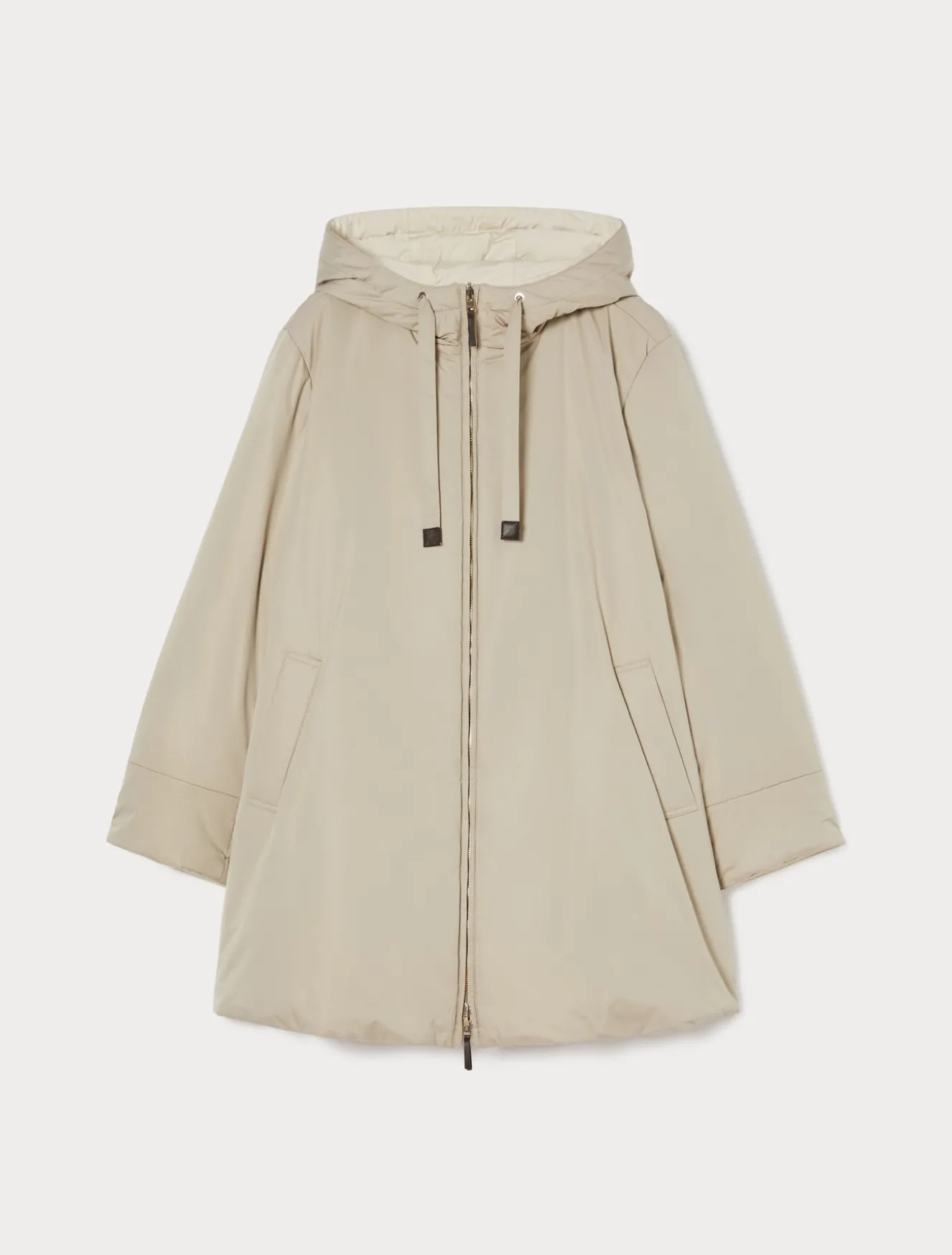 Parka reversibile in tela tecnica antigoccia