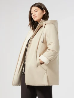 Parka reversibile in tela tecnica antigoccia