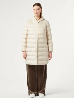 Piumino in taffettà e tela di nylon antigoccia