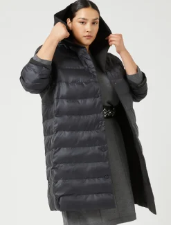 Piumino in taffettà e tela di nylon antigoccia