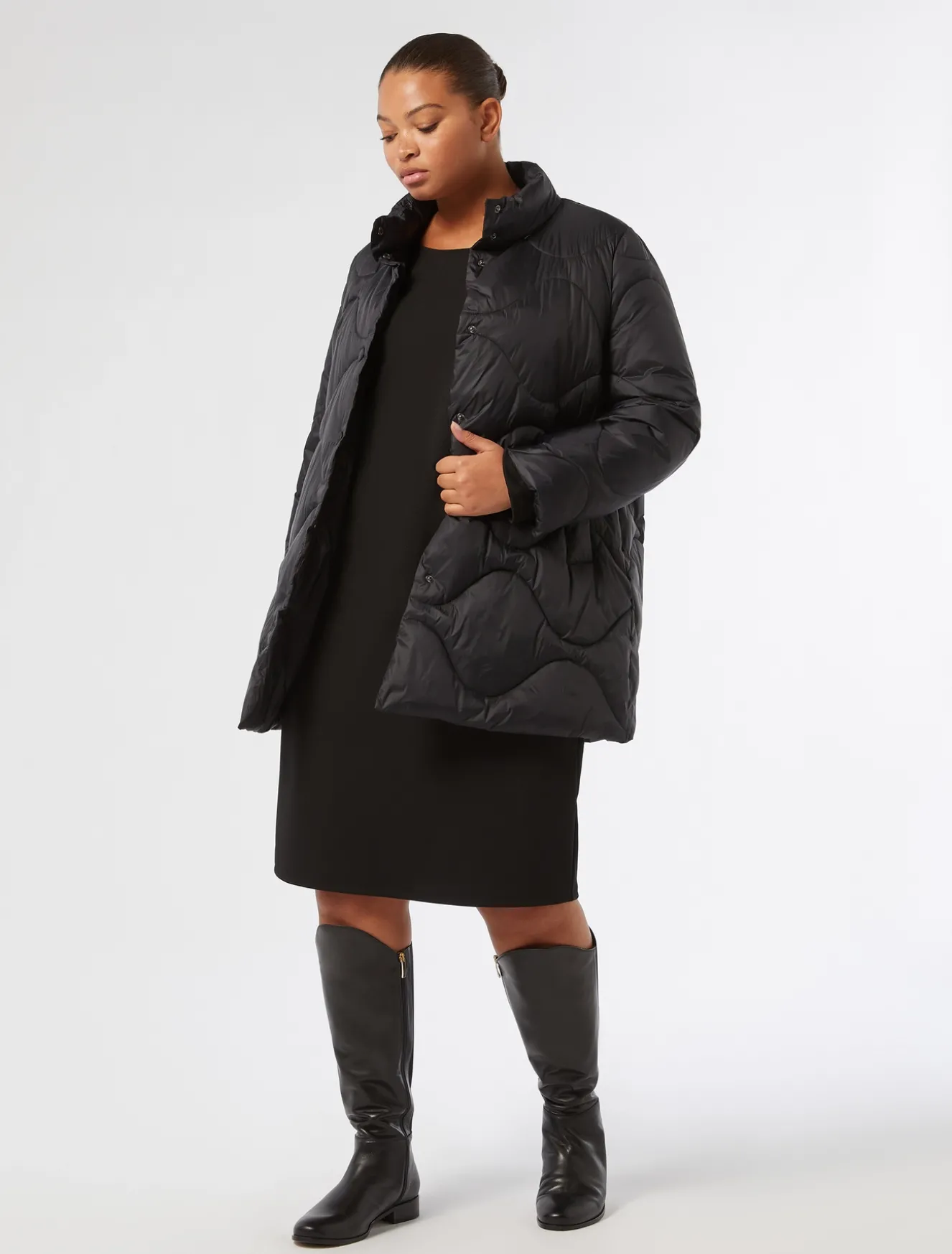 Piumino in tela di nylon antigoccia