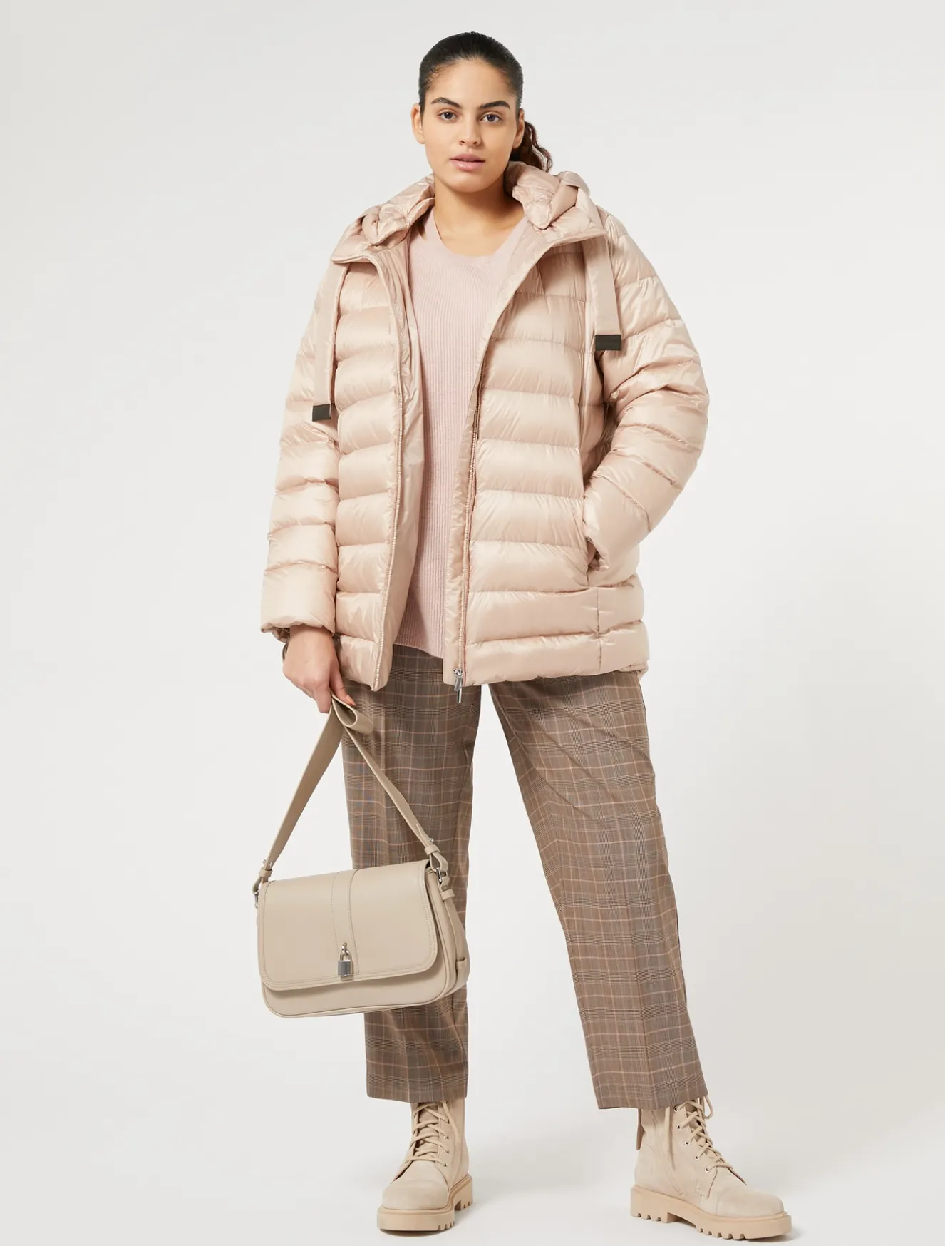 Piumino in tela tecnica antigoccia