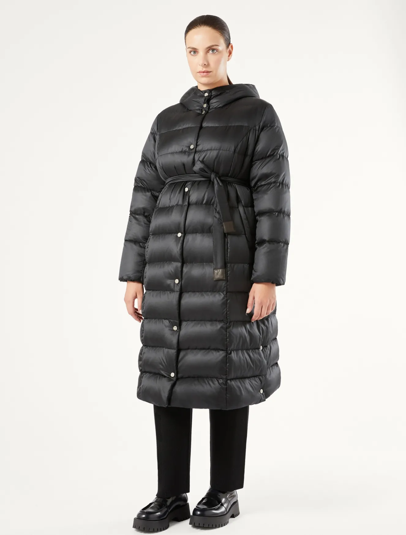 Piumino reversibile in raso antigoccia