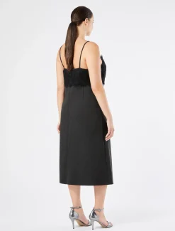 Sottoveste in jersey e pizzo