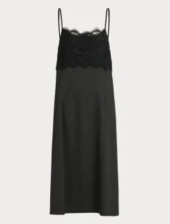 Sottoveste in jersey e pizzo