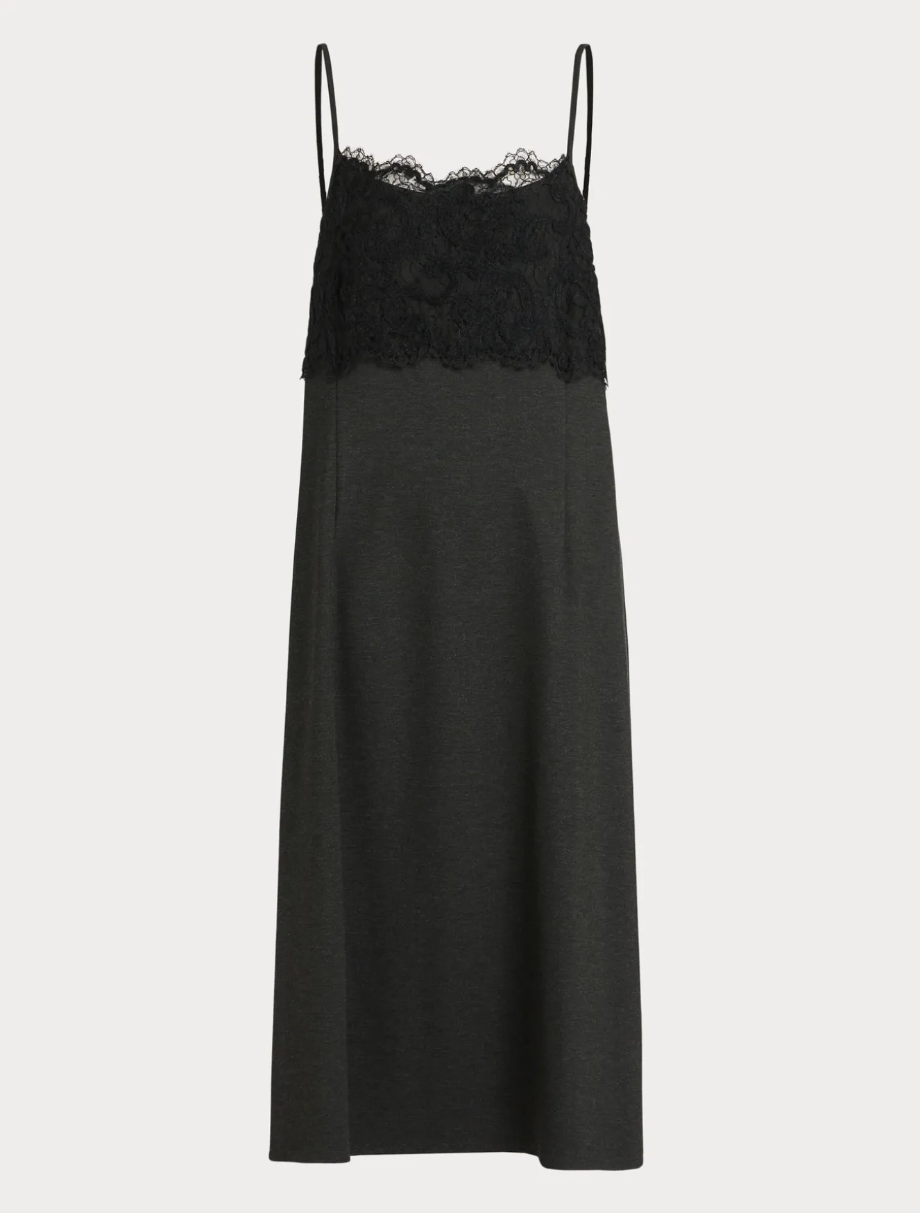 Sottoveste in jersey e pizzo