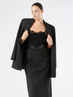 Sottoveste in jersey e pizzo