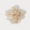 Spilla a fiore in organza
