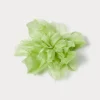 Spilla a fiore in organza