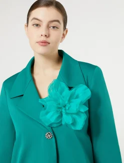 Spilla in organza di seta