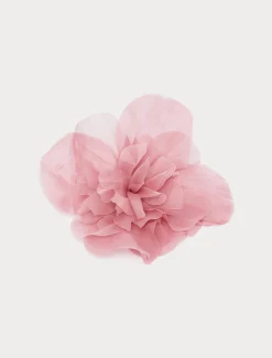 Spilla in organza di seta