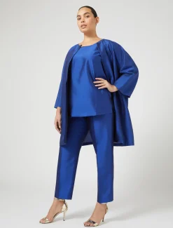 Spolverino in shantung di seta