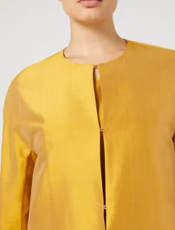 Spolverino in shantung di seta