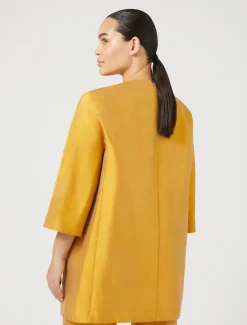 Spolverino in shantung di seta