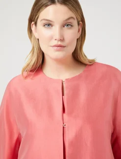 Spolverino in shantung di seta