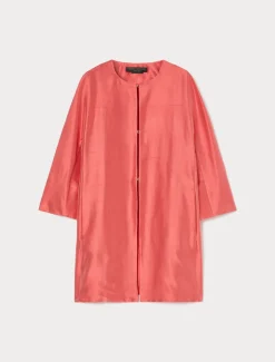 Spolverino in shantung di seta