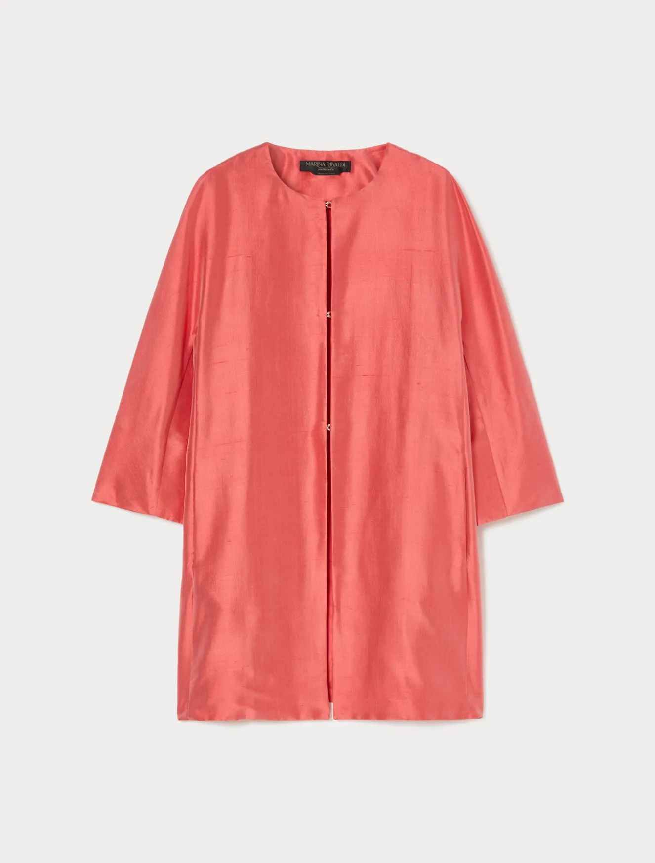 Spolverino in shantung di seta