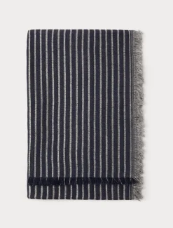 Stola in tessuto gessato