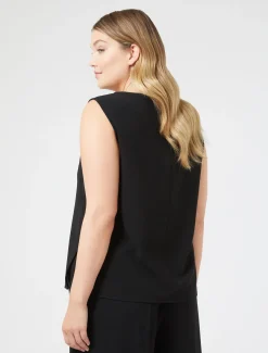 Top in cady triacetato