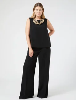 Top in cady triacetato