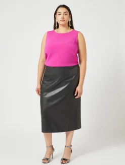 Top in cady triacetato