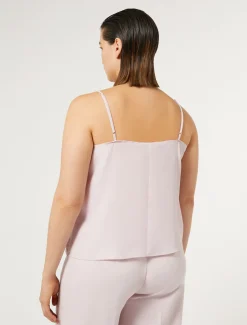 Top in crêpe de Chine