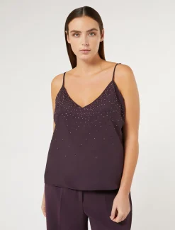 Top in crêpe de Chine