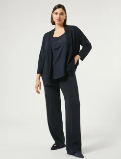 Top in crêpe de Chine di misto seta