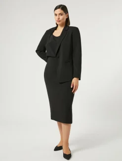 Top in crêpe de Chine di misto seta