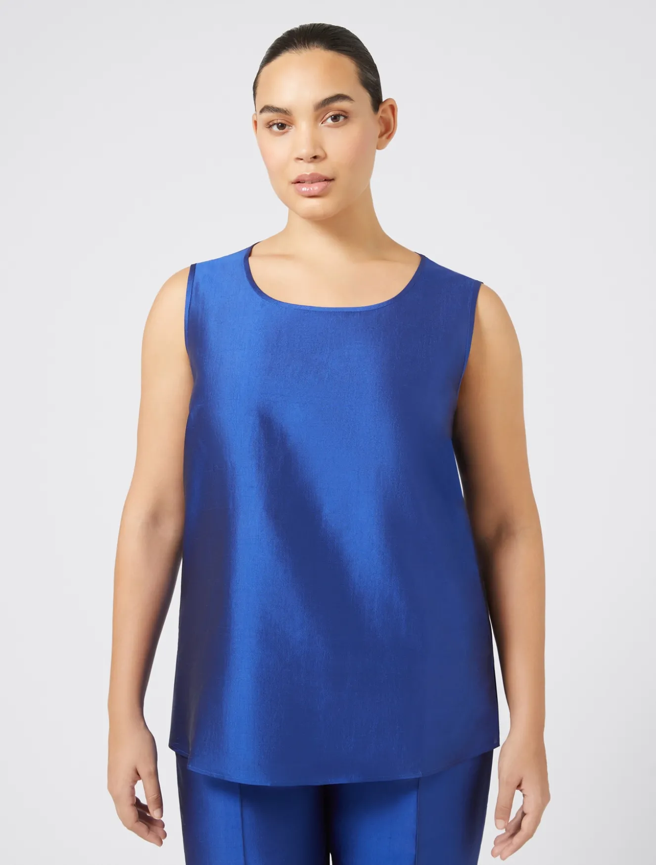 Top in shantung leggero