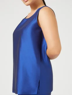 Top in shantung leggero