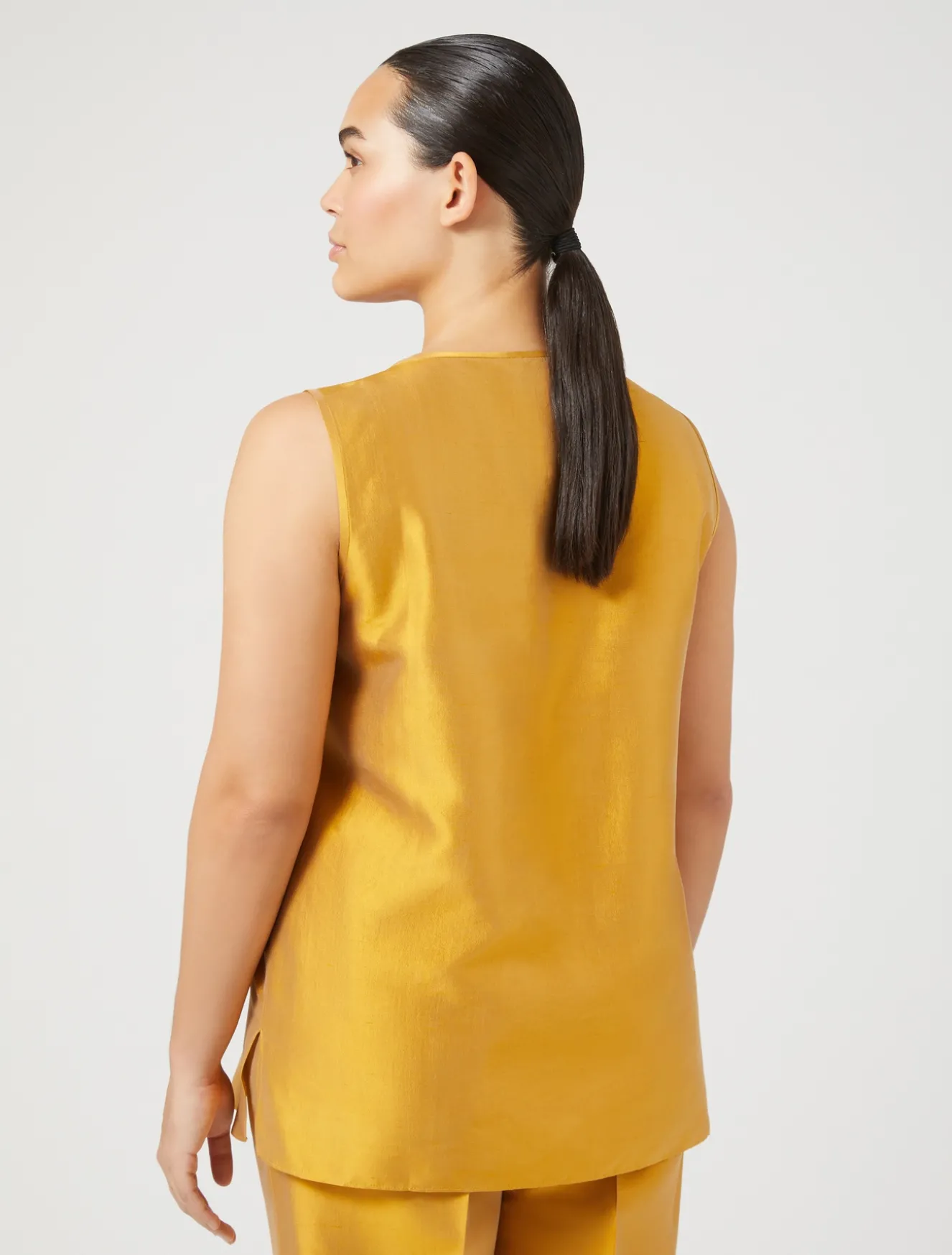 Top in shantung leggero