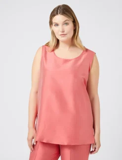 Top in shantung leggero