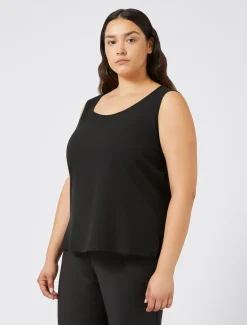 Top in tessuto fluido