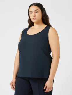 Top in tessuto fluido