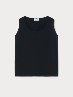 Top in tessuto fluido