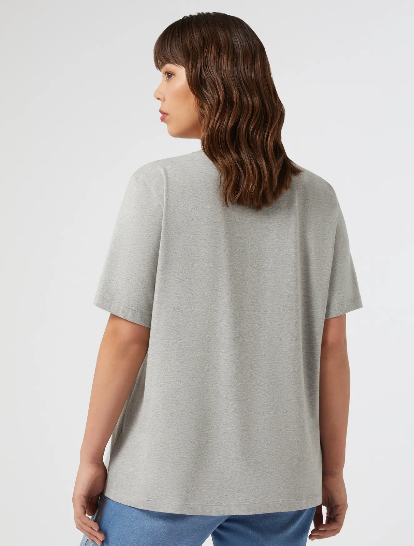 T-shirt in jersey con ricamo