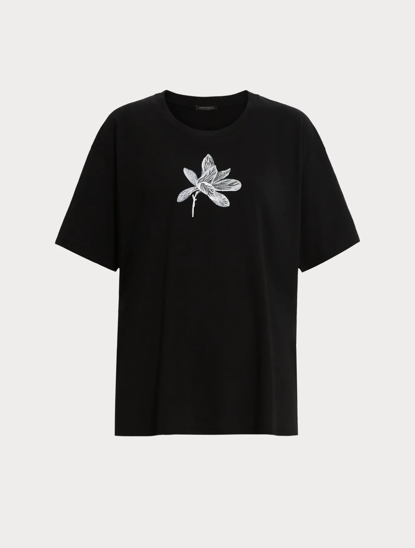 T-shirt in jersey con ricamo