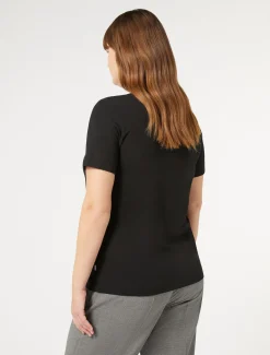 T-shirt in jersey con ricami